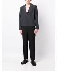 Blazer bleu marine Homme Plissé Issey Miyake