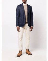 Blazer bleu marine Brunello Cucinelli