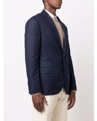 Blazer bleu marine Brunello Cucinelli