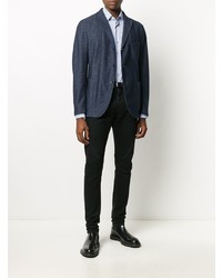 Blazer bleu marine Boglioli