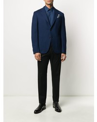 Blazer bleu marine Ermenegildo Zegna