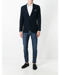 Blazer bleu marine Boglioli