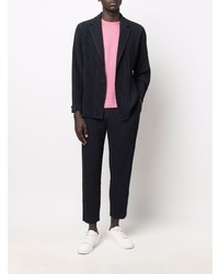 Blazer bleu marine Homme Plissé Issey Miyake