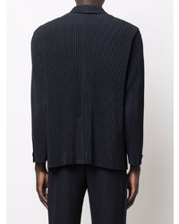 Blazer bleu marine Homme Plissé Issey Miyake