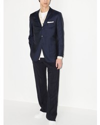 Blazer bleu marine Kiton