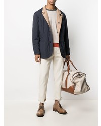 Blazer bleu marine Brunello Cucinelli