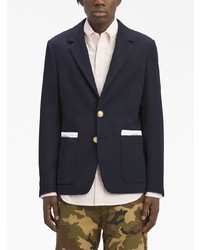 Blazer bleu marine Palm Angels