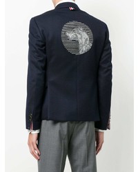 Blazer bleu marine Thom Browne