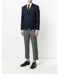 Blazer bleu marine Thom Browne