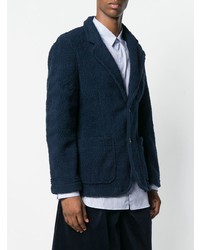 Blazer bleu marine Comme Des Garçons Shirt Boys