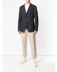 Blazer bleu marine Ermenegildo Zegna