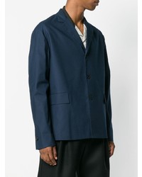 Blazer bleu marine Raf Simons