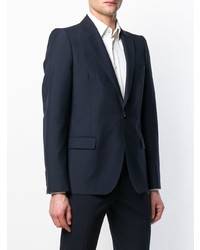 Blazer bleu marine Alexander McQueen