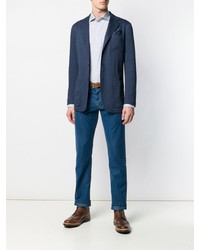 Blazer bleu marine Canali