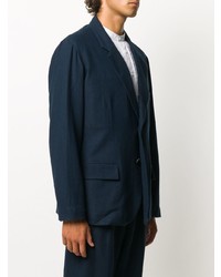 Blazer bleu marine Issey Miyake Men