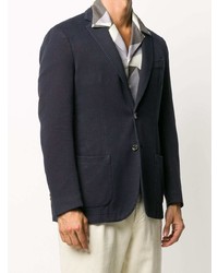 Blazer bleu marine Dell'oglio