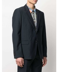 Blazer bleu marine Alexander McQueen