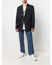 Blazer bleu marine Valentino