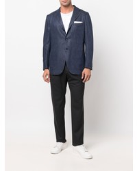 Blazer bleu marine Kiton