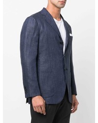 Blazer bleu marine Kiton