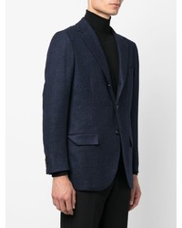 Blazer bleu marine Kiton