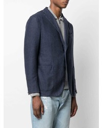 Blazer bleu marine Boglioli