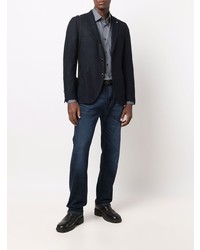 Blazer bleu marine Lardini