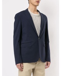 Blazer bleu marine Dondup