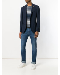 Blazer bleu marine Lardini