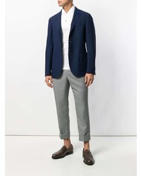 Blazer bleu marine Lardini