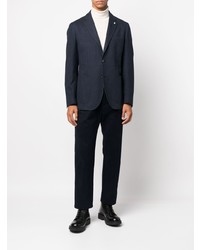 Blazer bleu marine Luigi Bianchi Mantova