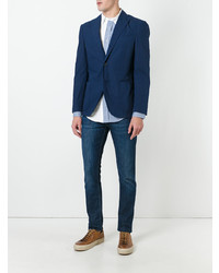 Blazer bleu marine Boglioli