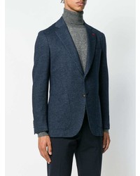 Blazer bleu marine Isaia