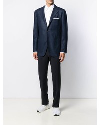 Blazer bleu marine Kiton