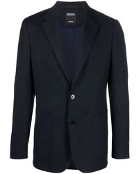 Blazer bleu marine Zegna