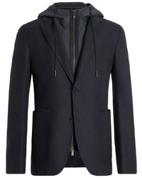 Blazer bleu marine Zegna