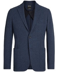 Blazer bleu marine Zegna