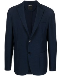 Blazer bleu marine Zegna