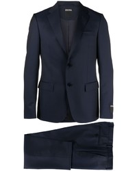 Blazer bleu marine Zegna