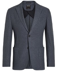 Blazer bleu marine Zegna