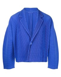 Blazer bleu Homme Plissé Issey Miyake