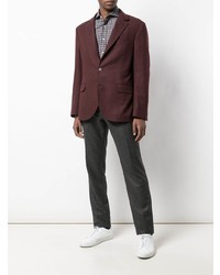 Blazer bordeaux Brunello Cucinelli