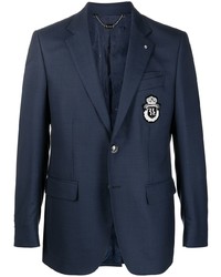 Blazer brodé bleu marine Billionaire