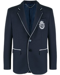 Blazer brodé bleu marine Billionaire