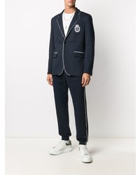 Blazer brodé bleu marine Billionaire