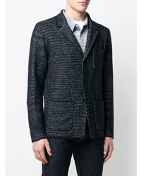 Blazer brodé bleu marine Missoni