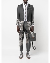 Blazer brodé gris foncé Thom Browne