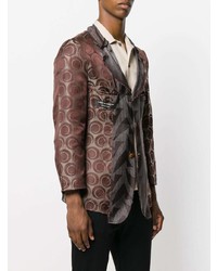 Blazer brodé marron Comme Des Garçons Pre-Owned