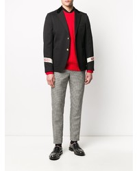 Blazer brodé noir Gucci