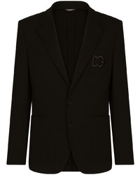 Blazer brodé noir Dolce & Gabbana